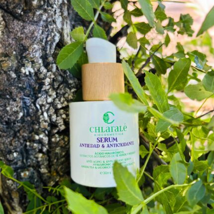 Sérum antiedad facial de Chlaralé, cosmética ecológca